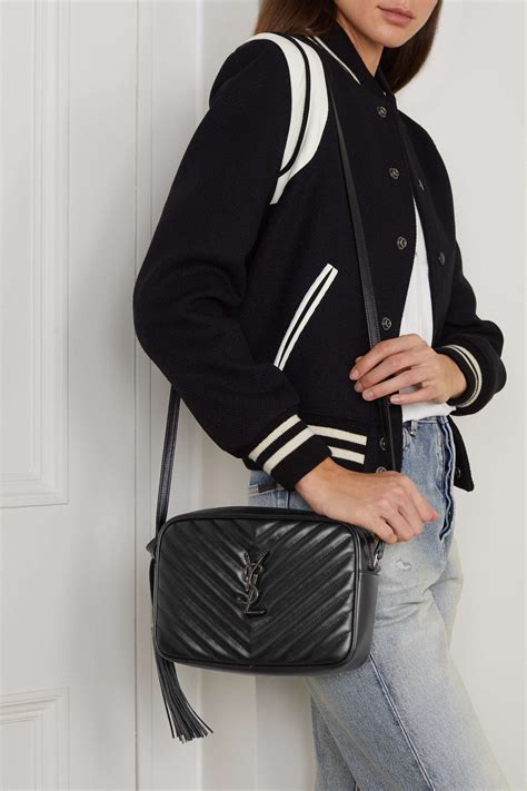 net a porter ysl camera bag|SAINT LAURENT Lou Camera quilted leather shoulder bag.